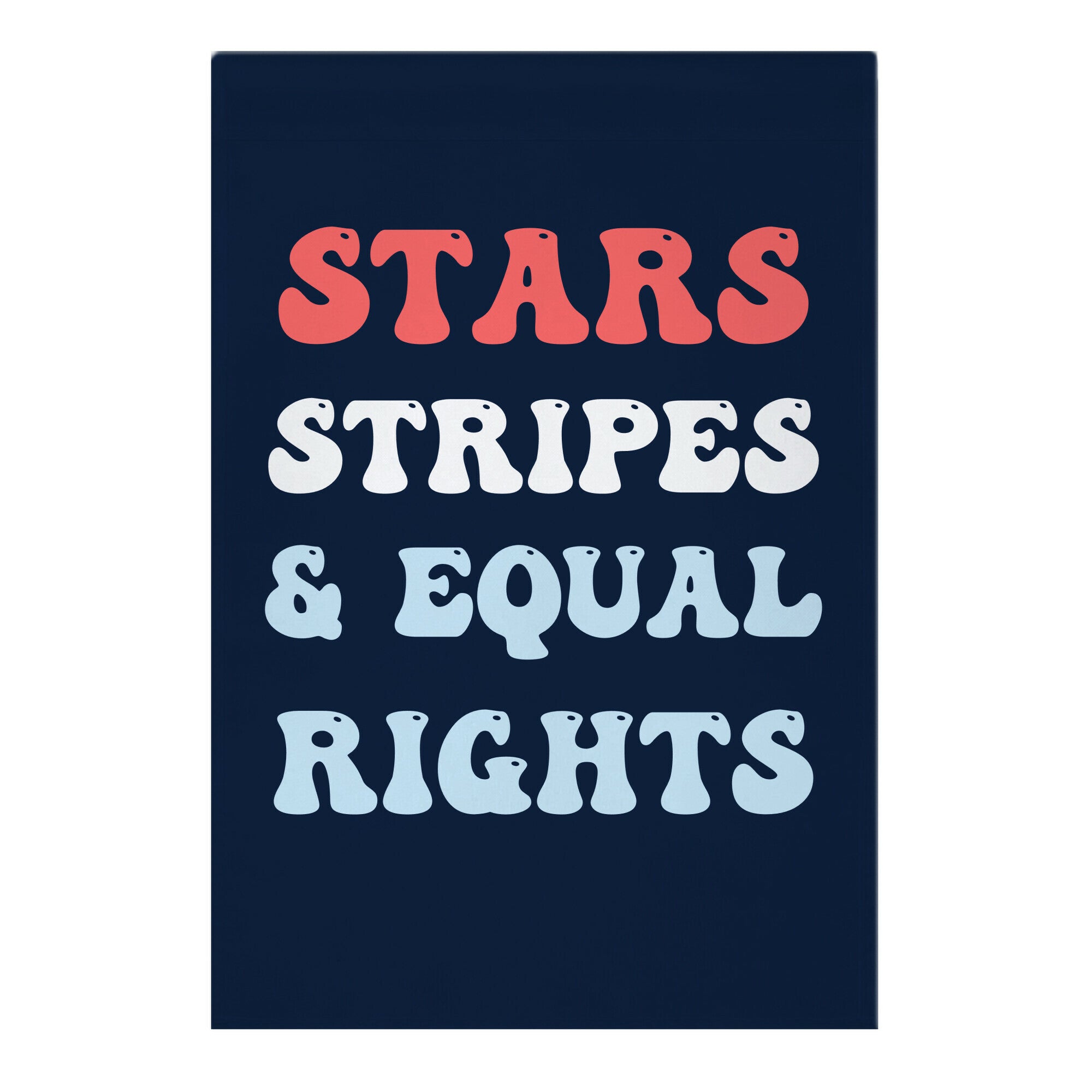 Stars Stripes & Equal Rights Garden Flag
